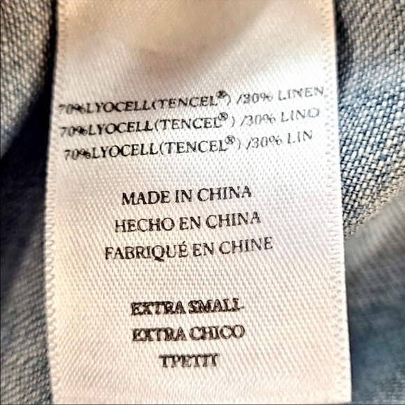 Rails Scarlett Button Front Sleeveless Romper XS - Picture 6 of 6